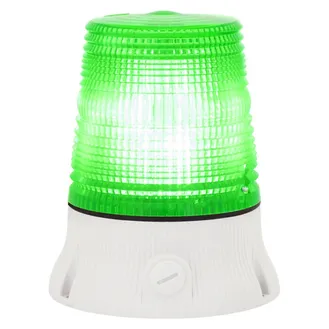 Gyrophare Industriel Vert 220V - Rotatif, 5W, Montage Direct, étanche, Pour Chantier, Usine