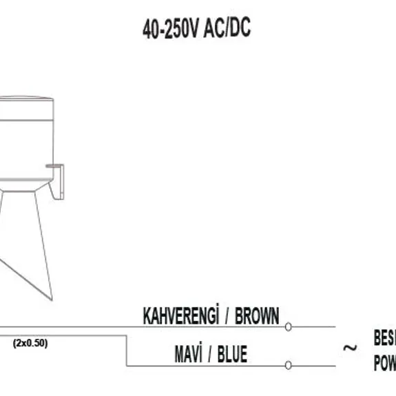 Elektronische Wandsirene 12-24V AC/DC SNT-B711/B712 MUCCO