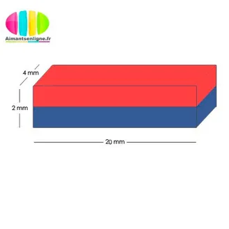 1 PARALLELEPIPEDO AL NEODIMIO MAGNETE 30x10x5 Mm Con Foro 2x - Foto 5