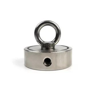 Magnete Con Occhiello 75 Mm Neodimio - Forza 160 Kg - Foto 3