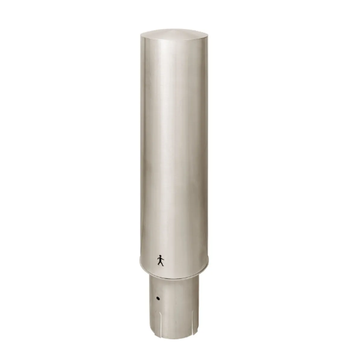 Borne Inox Tête Plate-