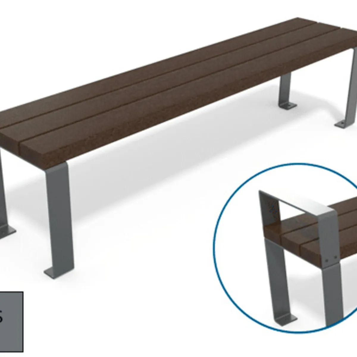 Banquette Flexo plastique recyclé-