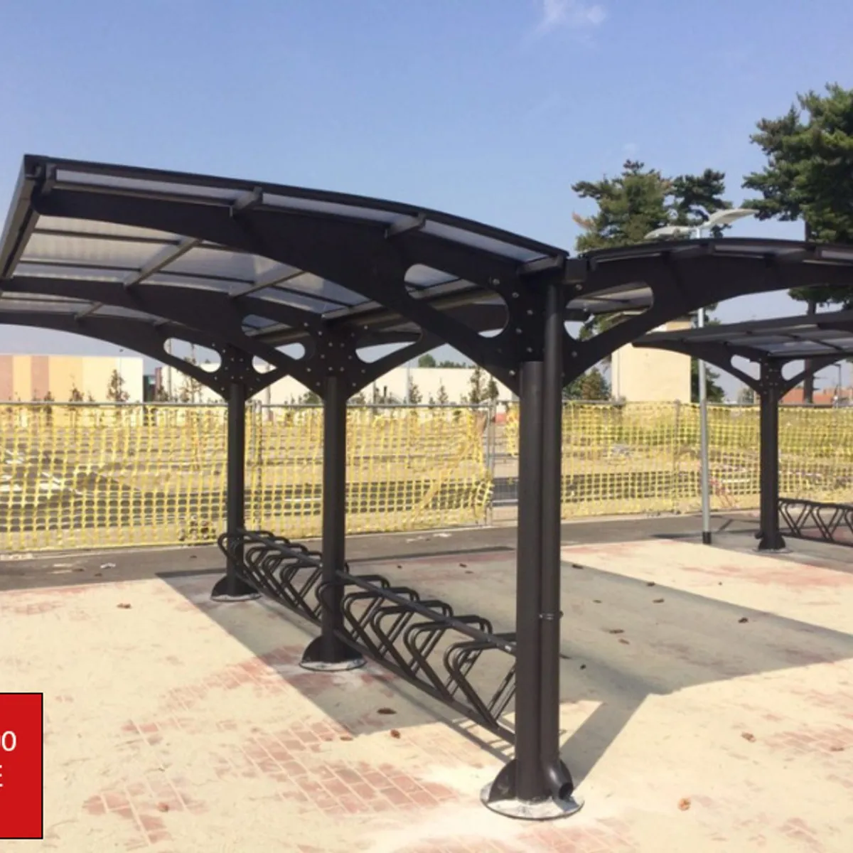 Abri vélos LARUS double coté