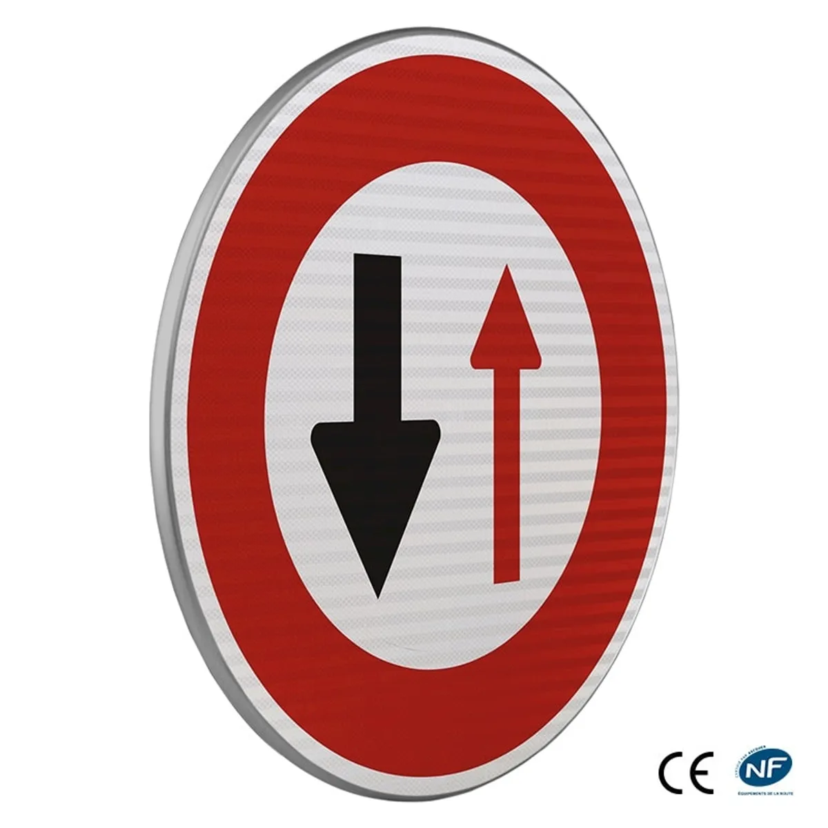 B15 Cédez le passage aux véhicules sens inverse- CL2