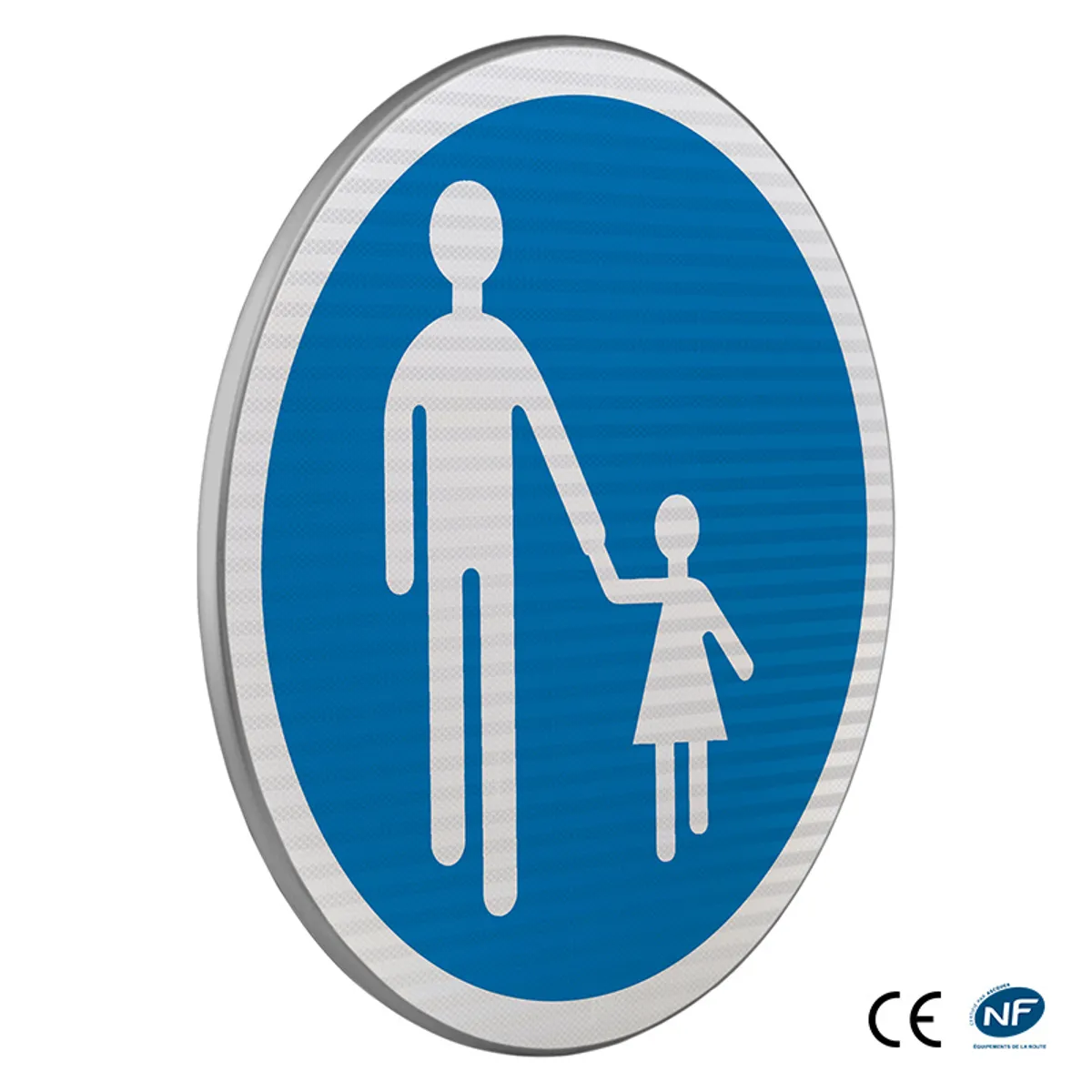 B22b chemin obligatoire pour piétons- CL2