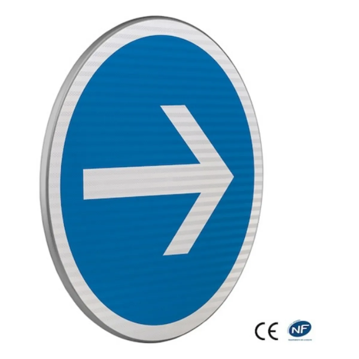 B21.1 Direction olbligatoire à droite- CL2