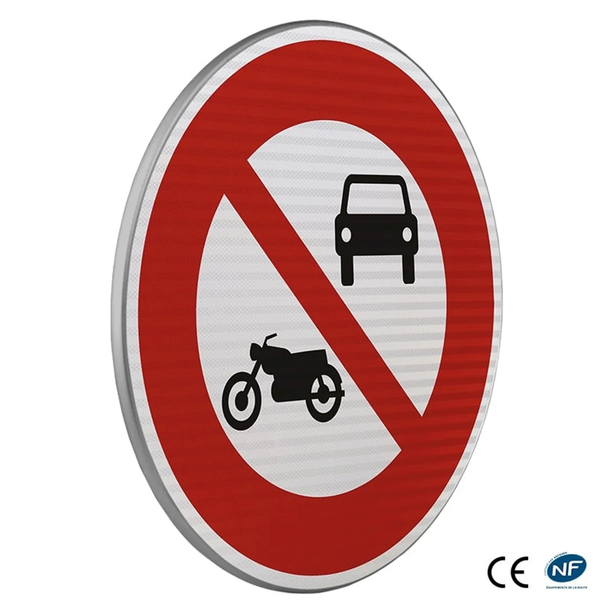 B7a Accès interdit sauf cyclomoteurs- CL2