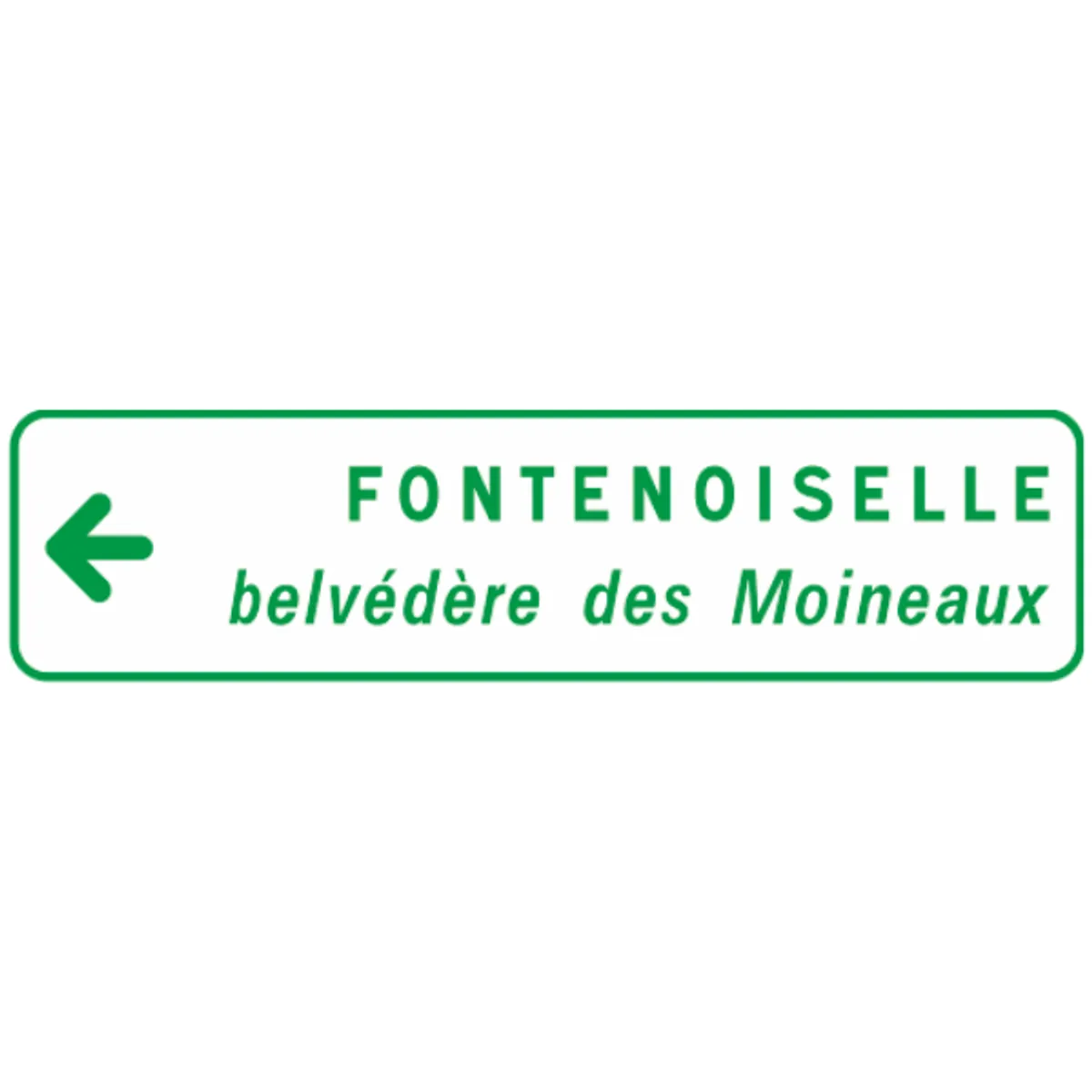 Dv43b présignalisaition carrefour- indication destination-Alu