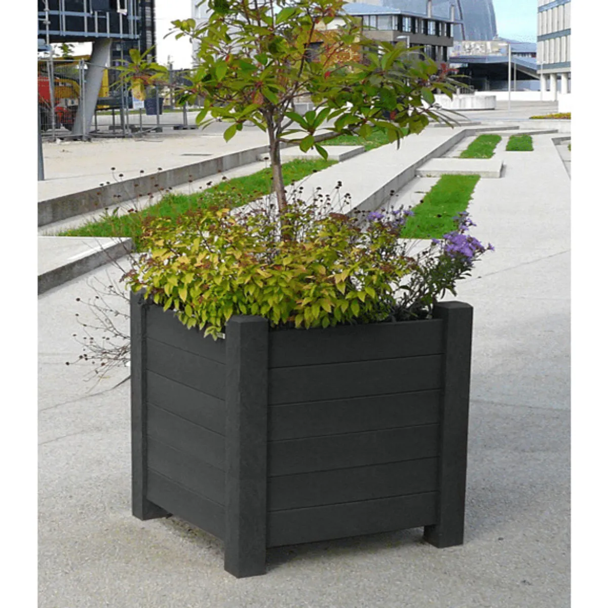 Jardinière AVENUE en plast.recyc- section 1010mm-