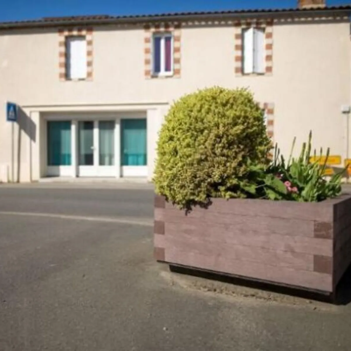 Jarinière CITY rectangulaire- plastique recyclé