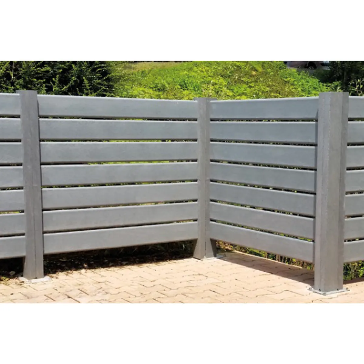 Panneau cache conteneur en plastique recyclé CLAIRE VUE -