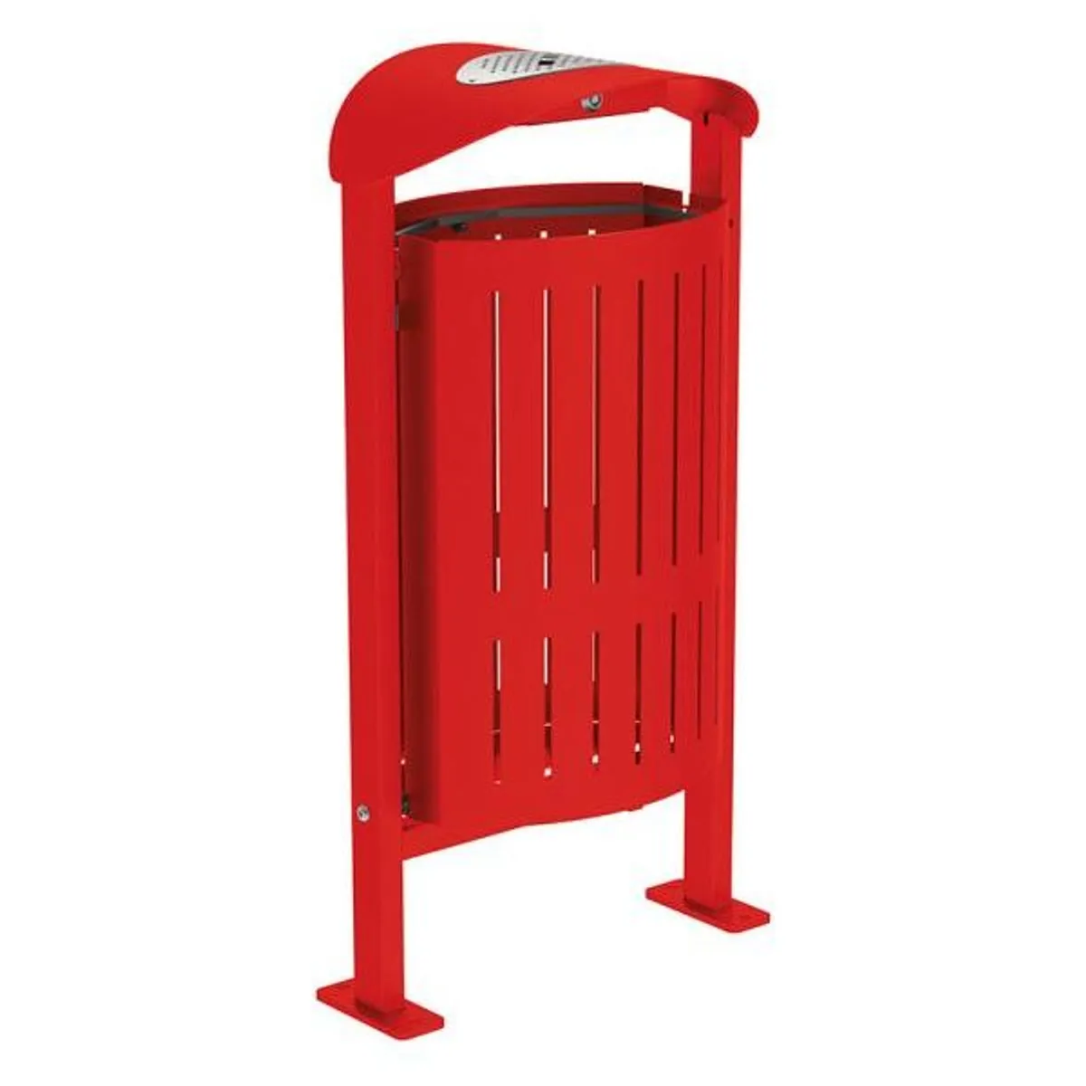 Corbeille SILAOS 50L - tout acier - cendrier