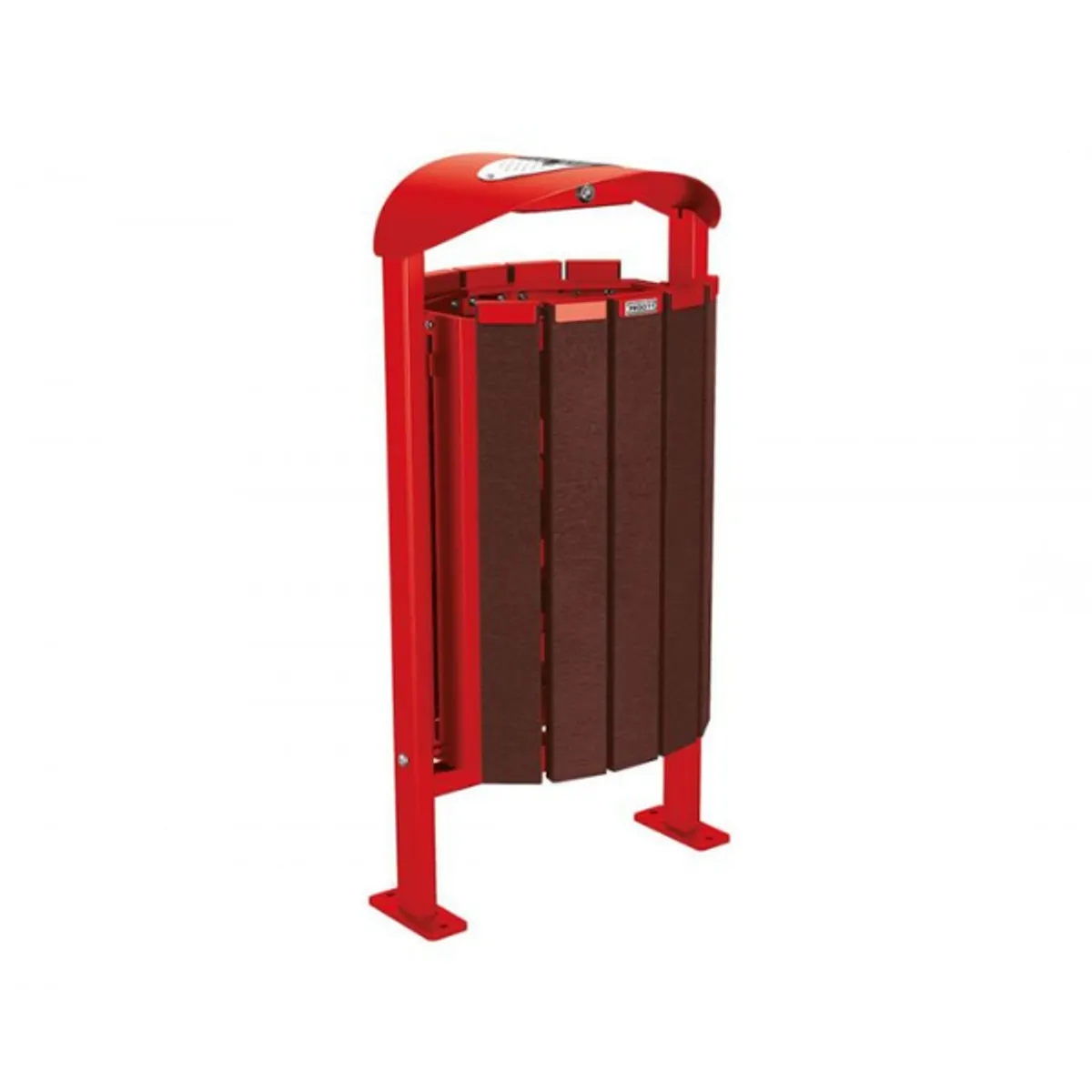 Corbeille-cendrier SILAOS 50L - plast. recyclé-