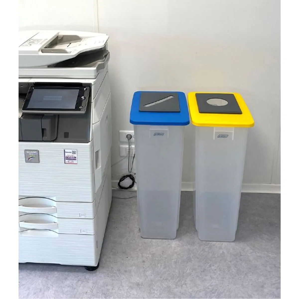 Collecteur de Tri  VIGIPIRATE - 60 L - Bi-flux -