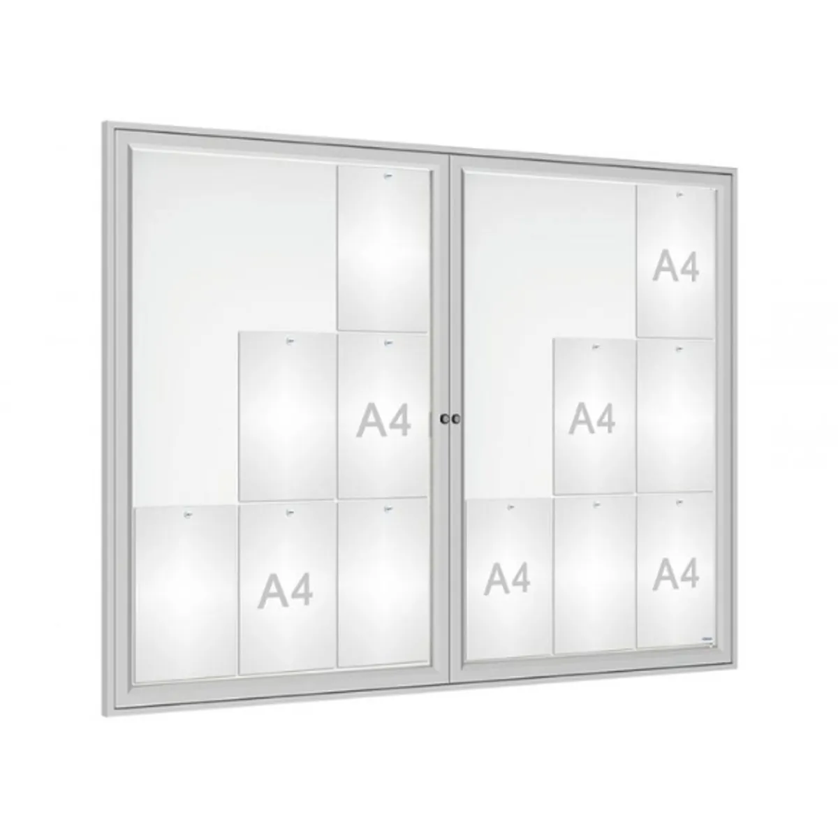 Vitrine intérieure ouverture battante