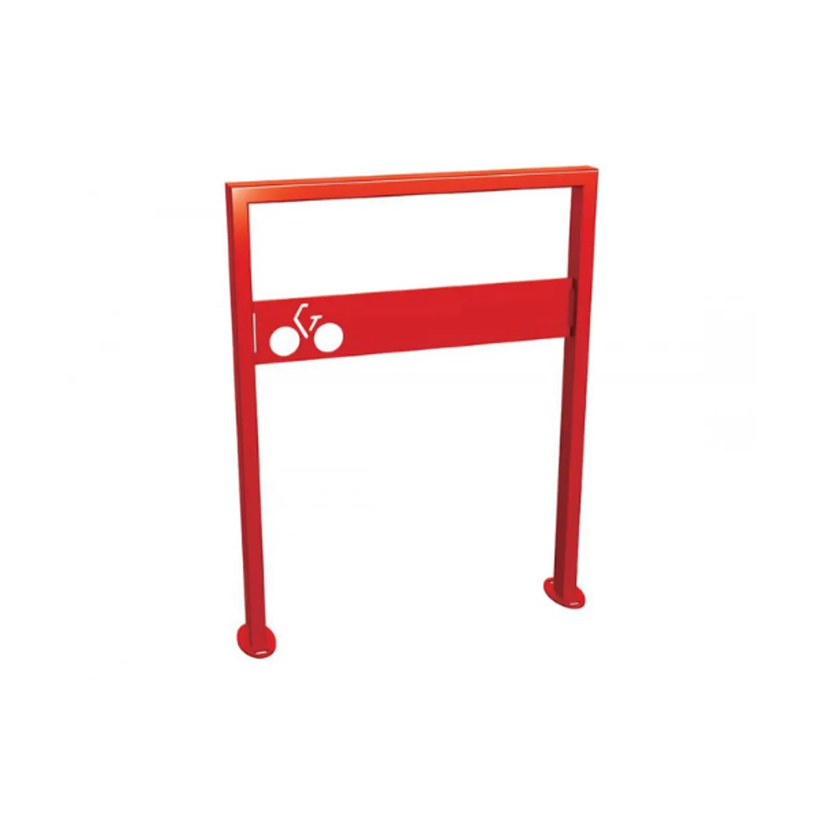 Appui vélos Milan avec Signalétique-