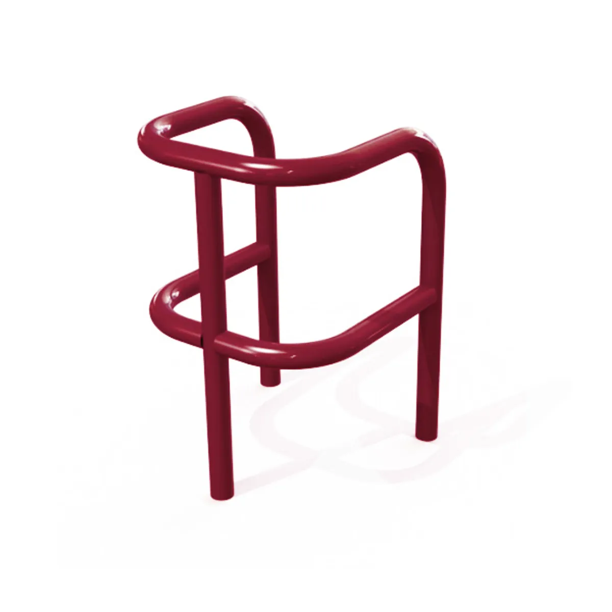 Etrier renforcé 3 pieds Ø 60 mm - galva peint -