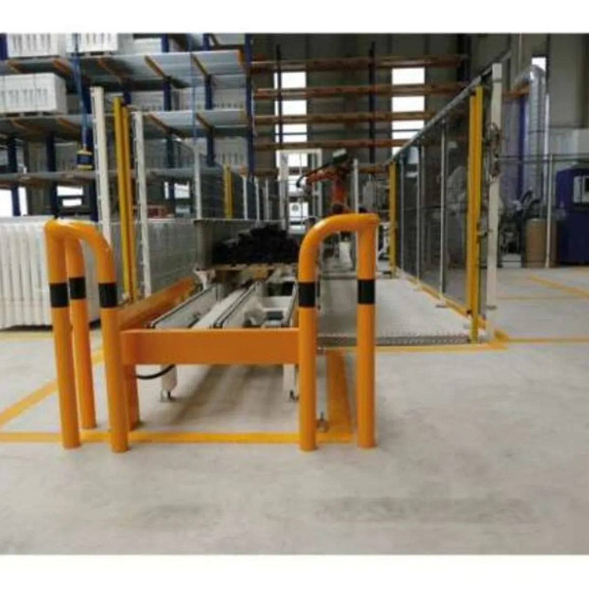 Arceau d'angle Jaune&Noir - Sur platines -