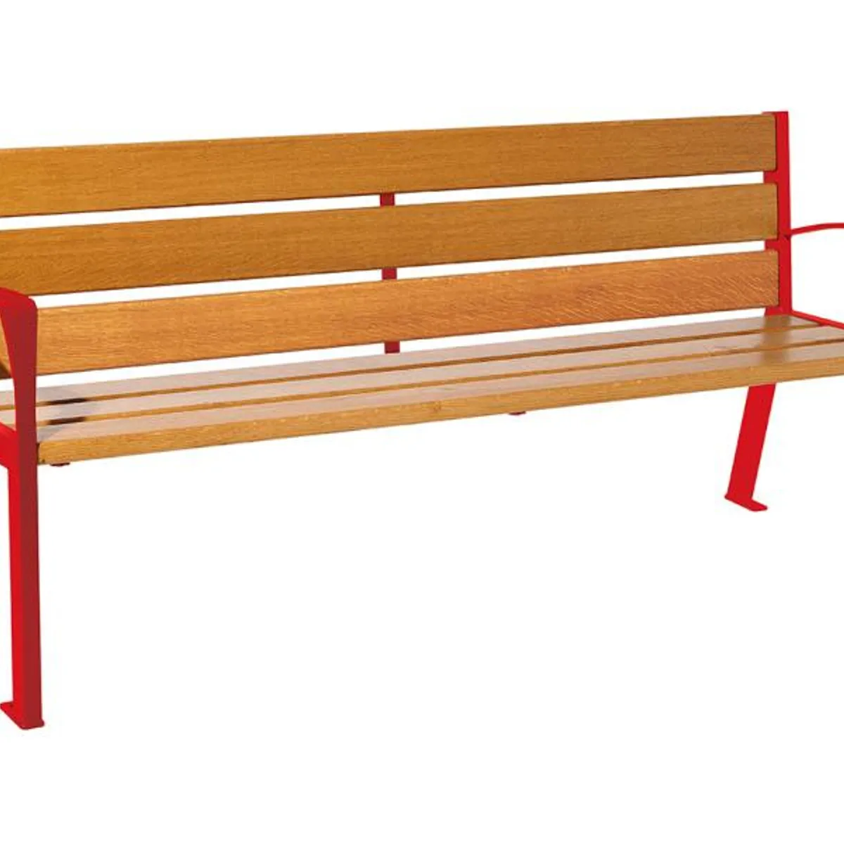 Banc SILAOS 1800mm - 6 lames - lasuré chêne clair
