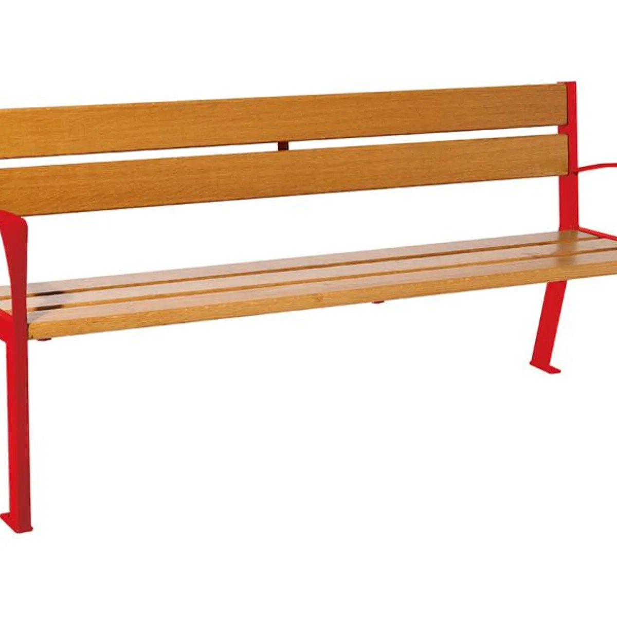 Banc SILAOS 1800mm - 5 lames - lasuré chêne clair