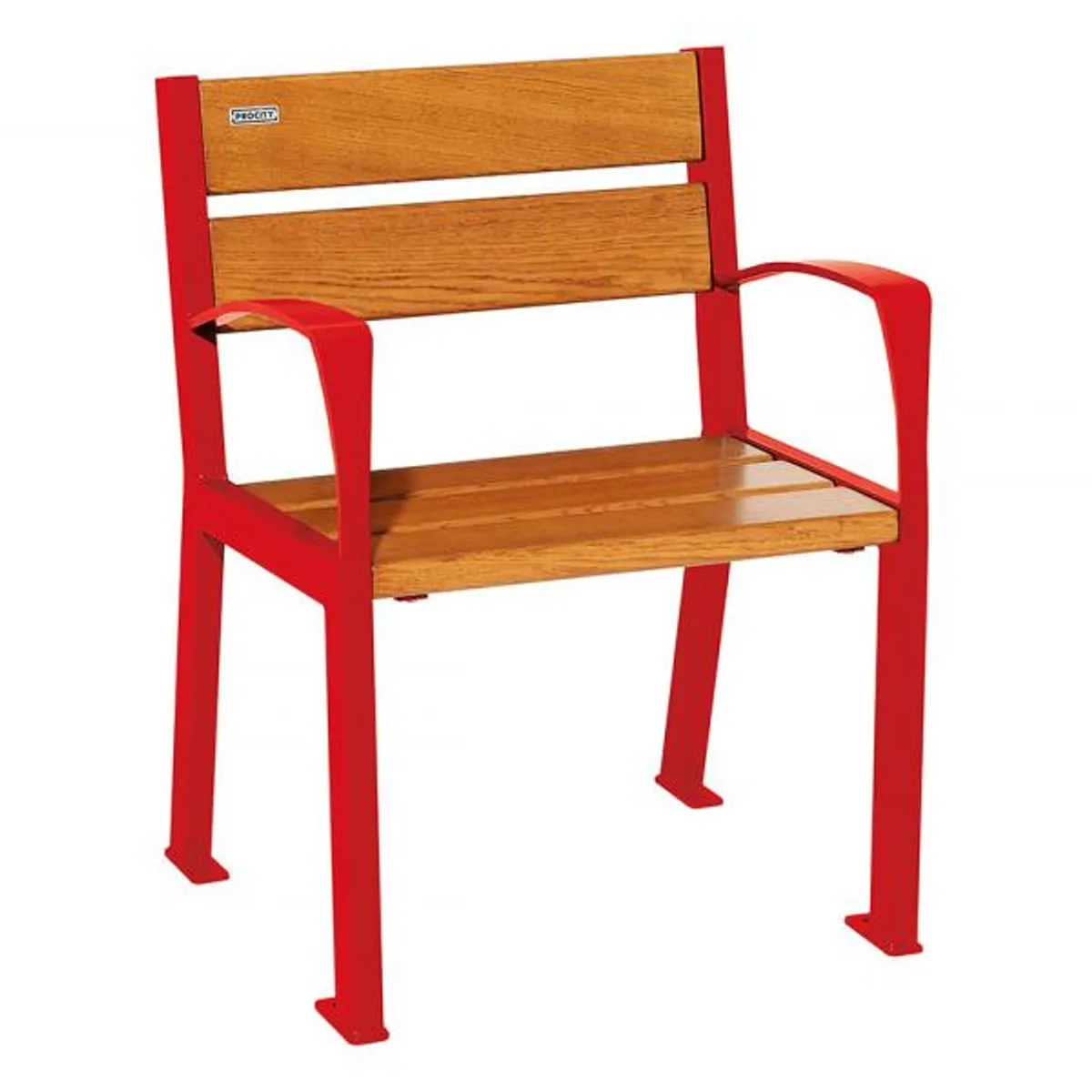 Fauteuil SILAOS - 5 lames - lasuré chêne clair -