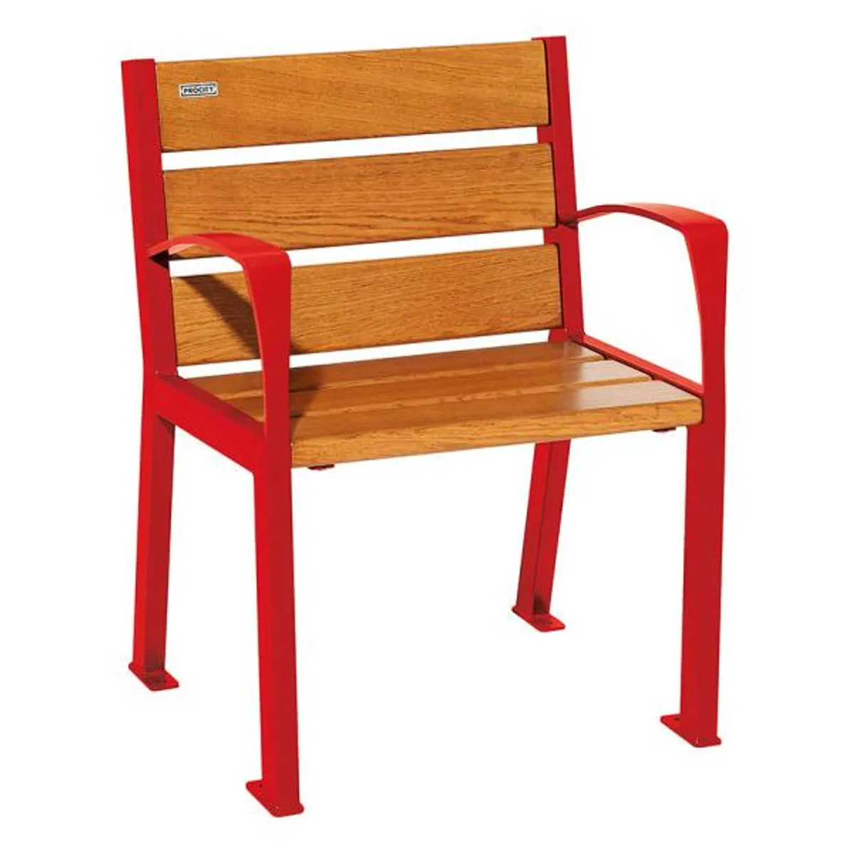 Fauteuil SILAOS - 6 lames - lasuré chêne clair -