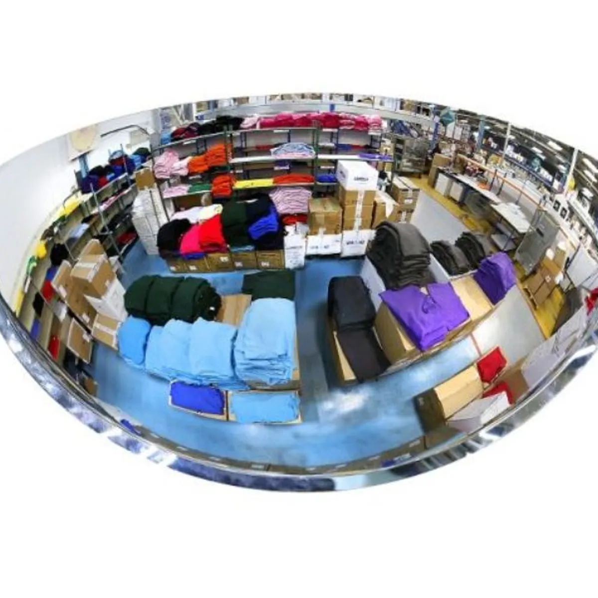 Miroir hémisphérique pour l'intérieur