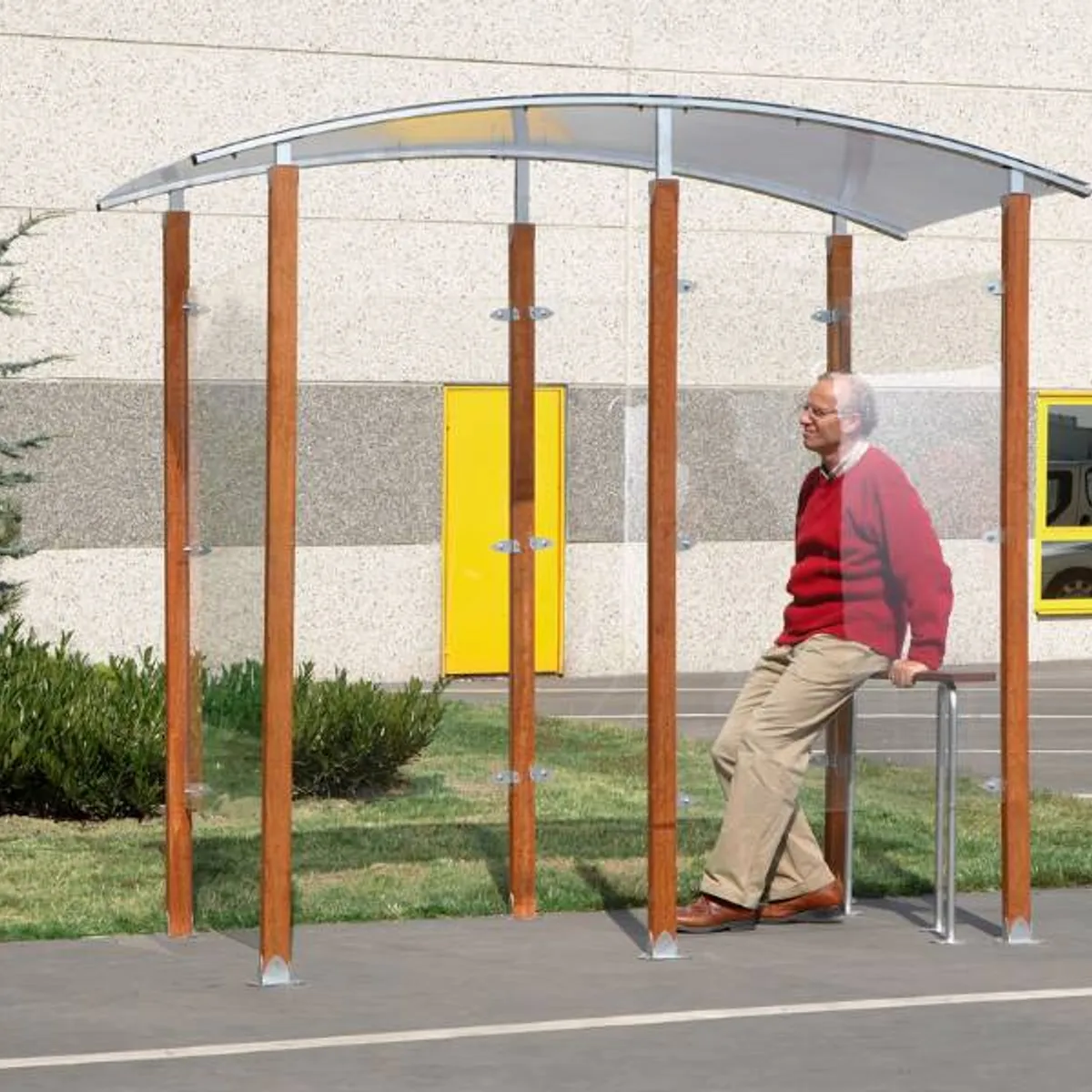 Abri fumeurs modulable