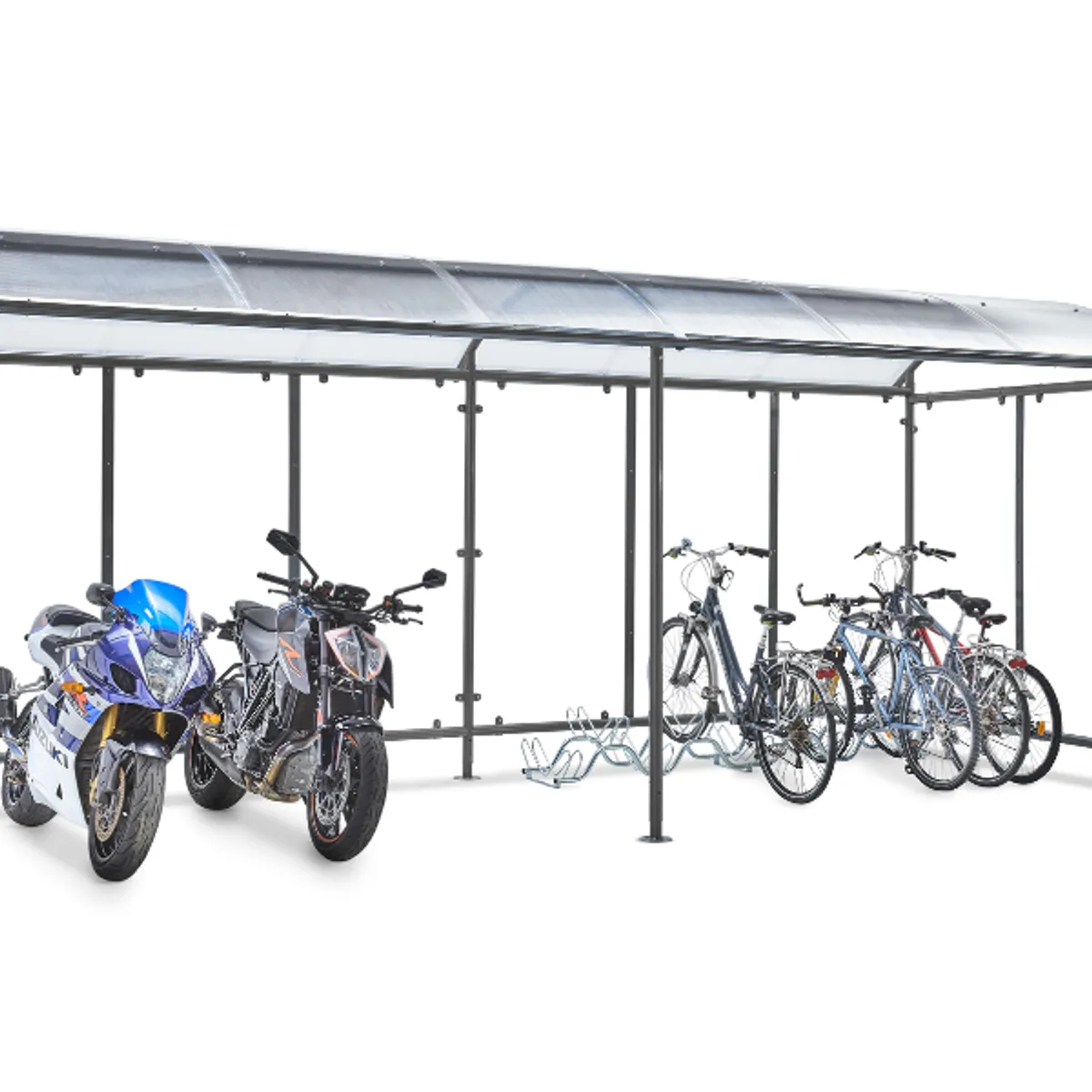 Abri vélos DOME avec éclairage solaire intégré -