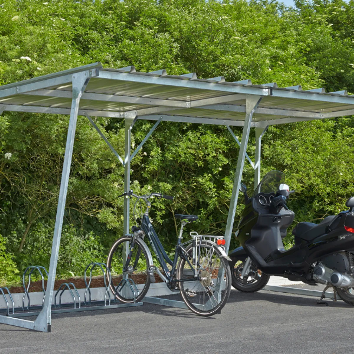 Abri-vélos 5 pl extensible CAP NORD