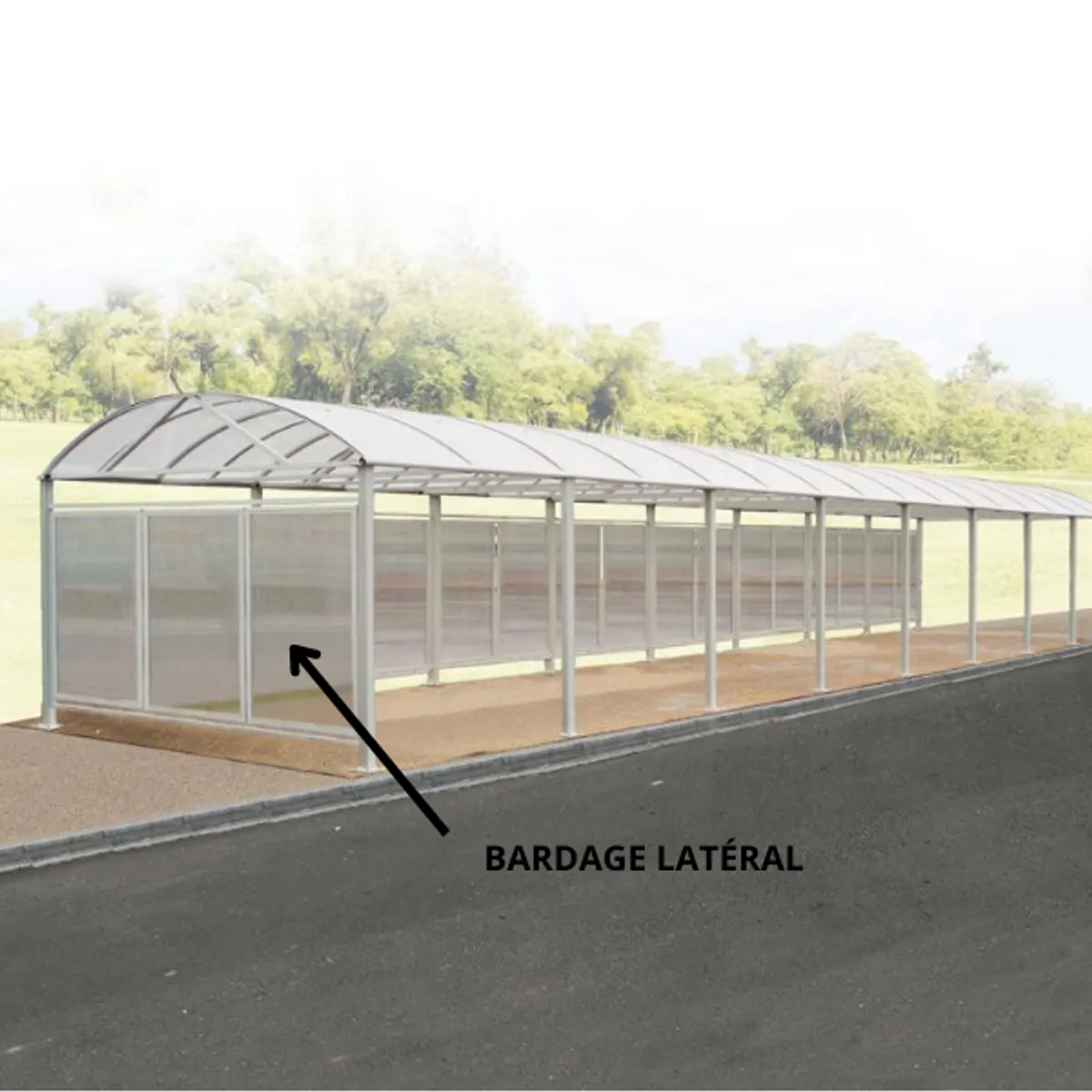 Bardage Latéral Abri XXL