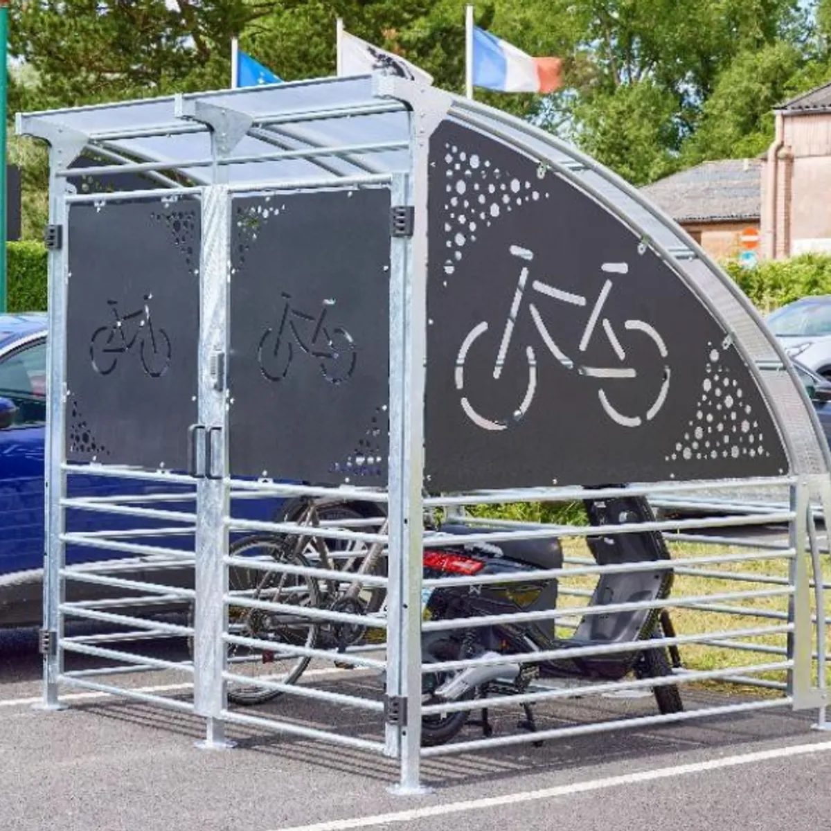 Abri vélos sécurisé EOLE 6 places