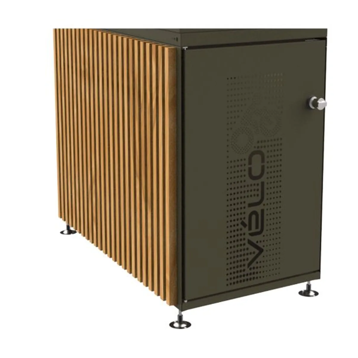 Habillage latéral bois pour box MODULEO