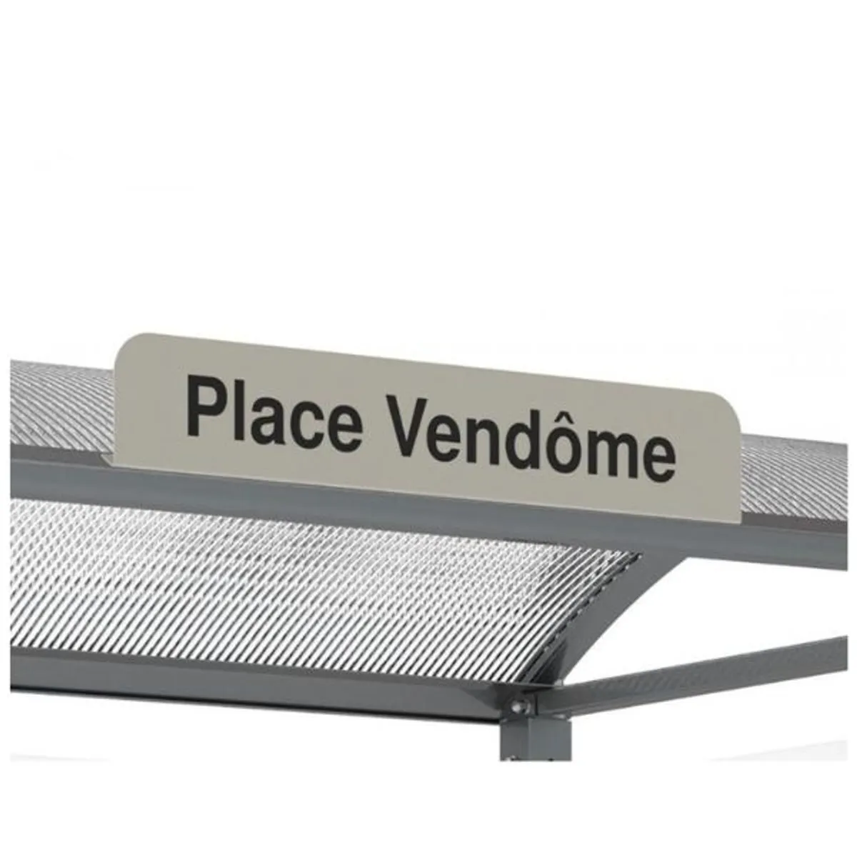 Plaque d'arret pour Abris-Bus