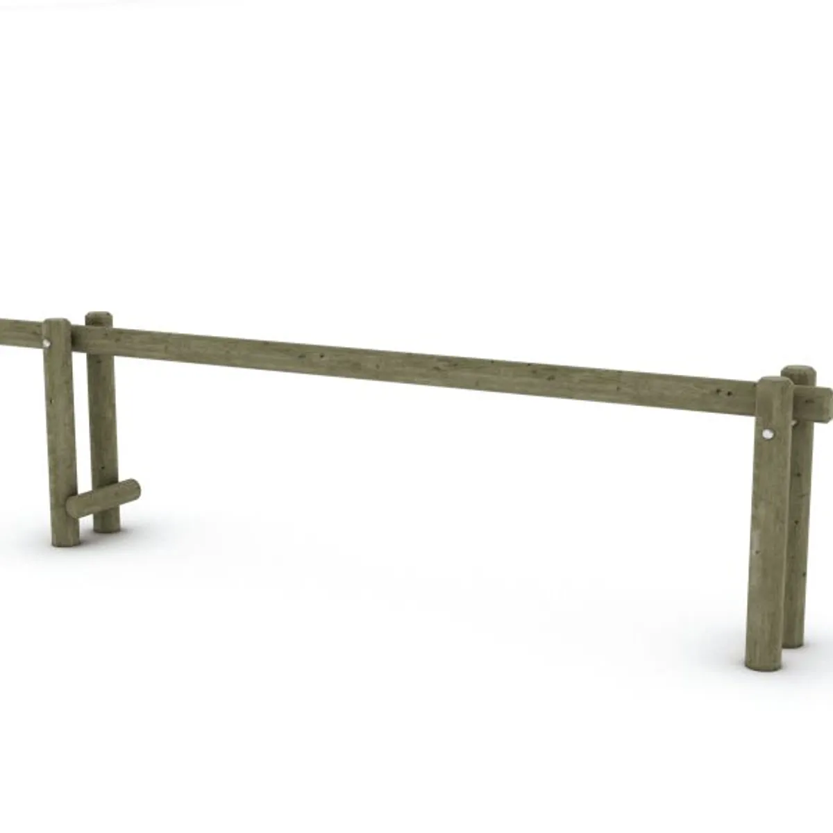 Barrière Forestière Basculante en pin-