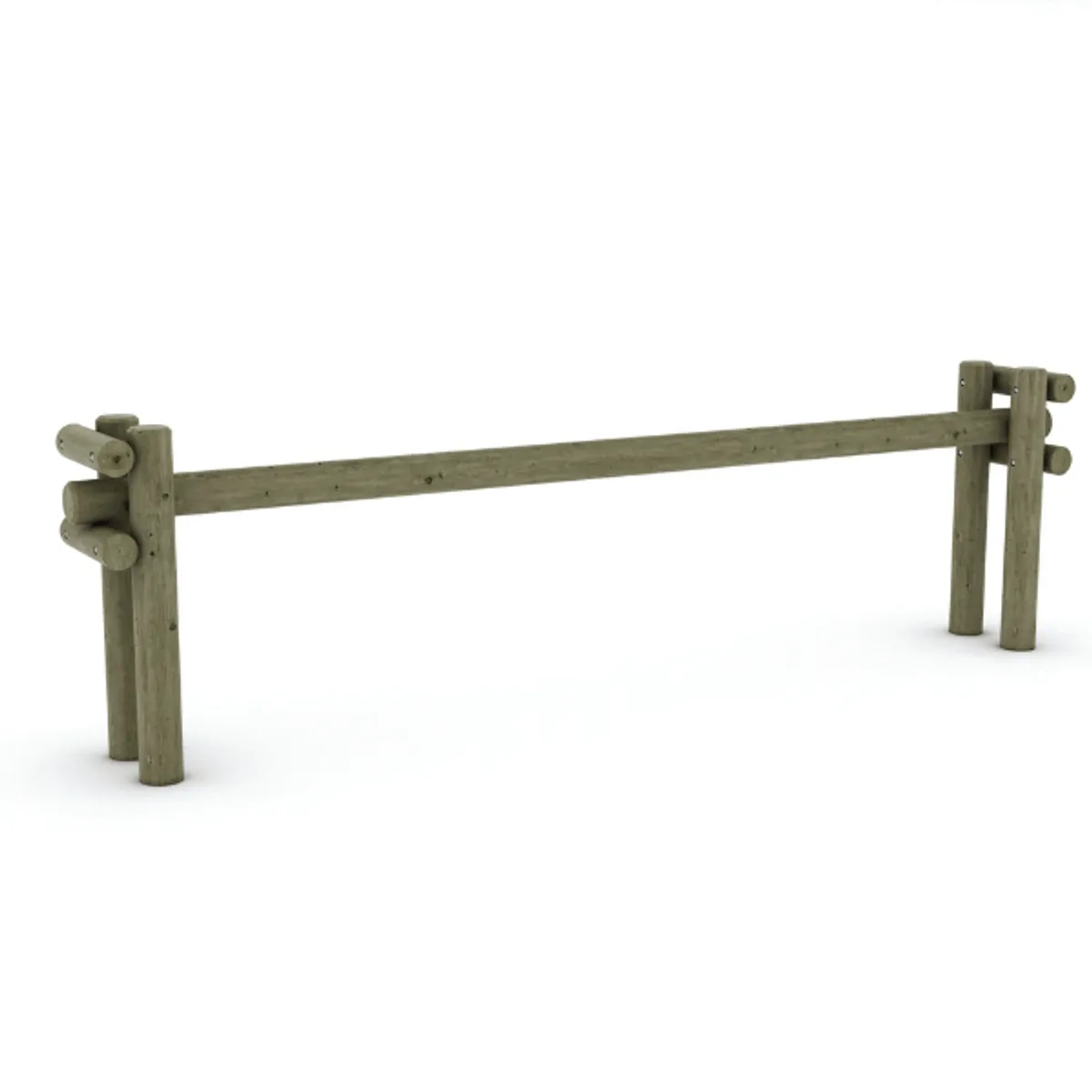 Barrière Forestière Coulissante en pin-