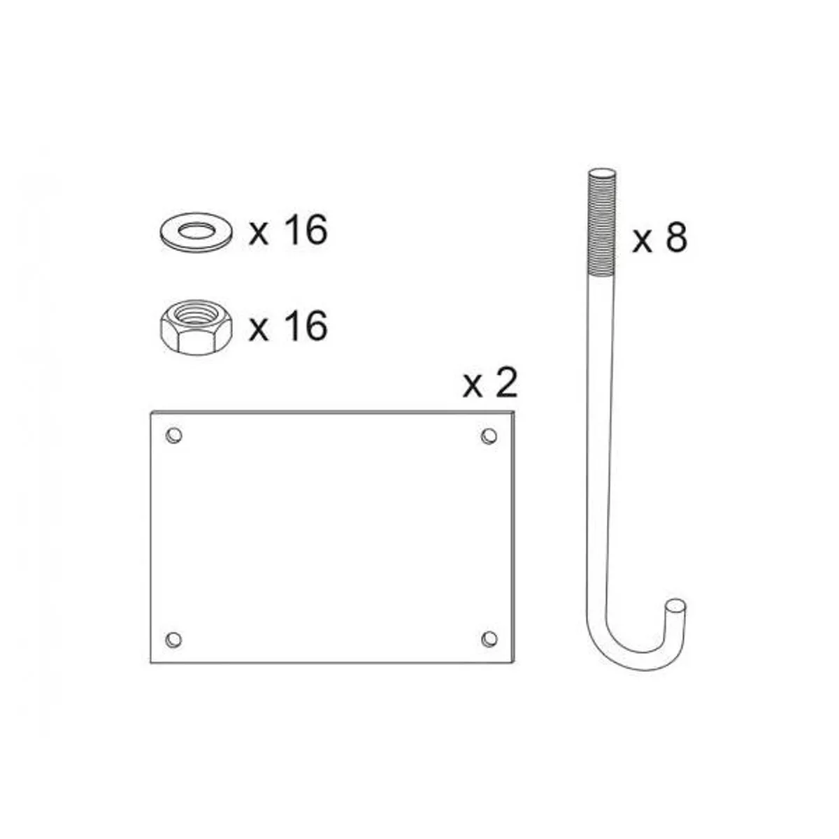 Kit de Pose Portique Ouvrant Universel