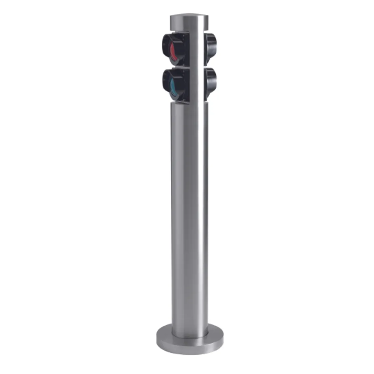 Totem Inox Feux Lumineux Biface
