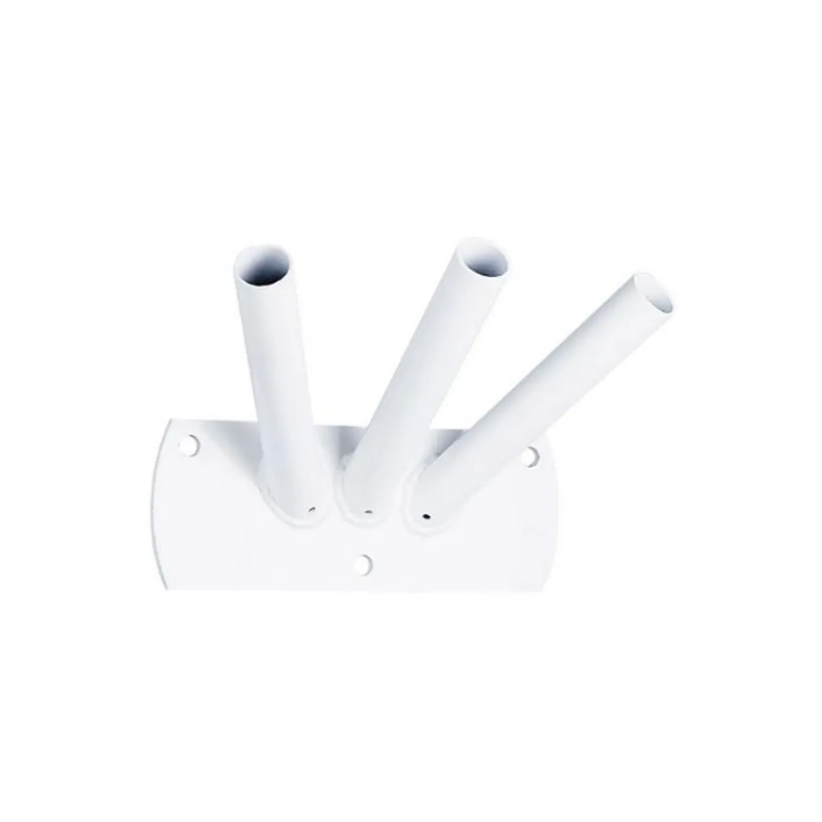 Fixation murale pour mât de façade Ø 35 mm Triple