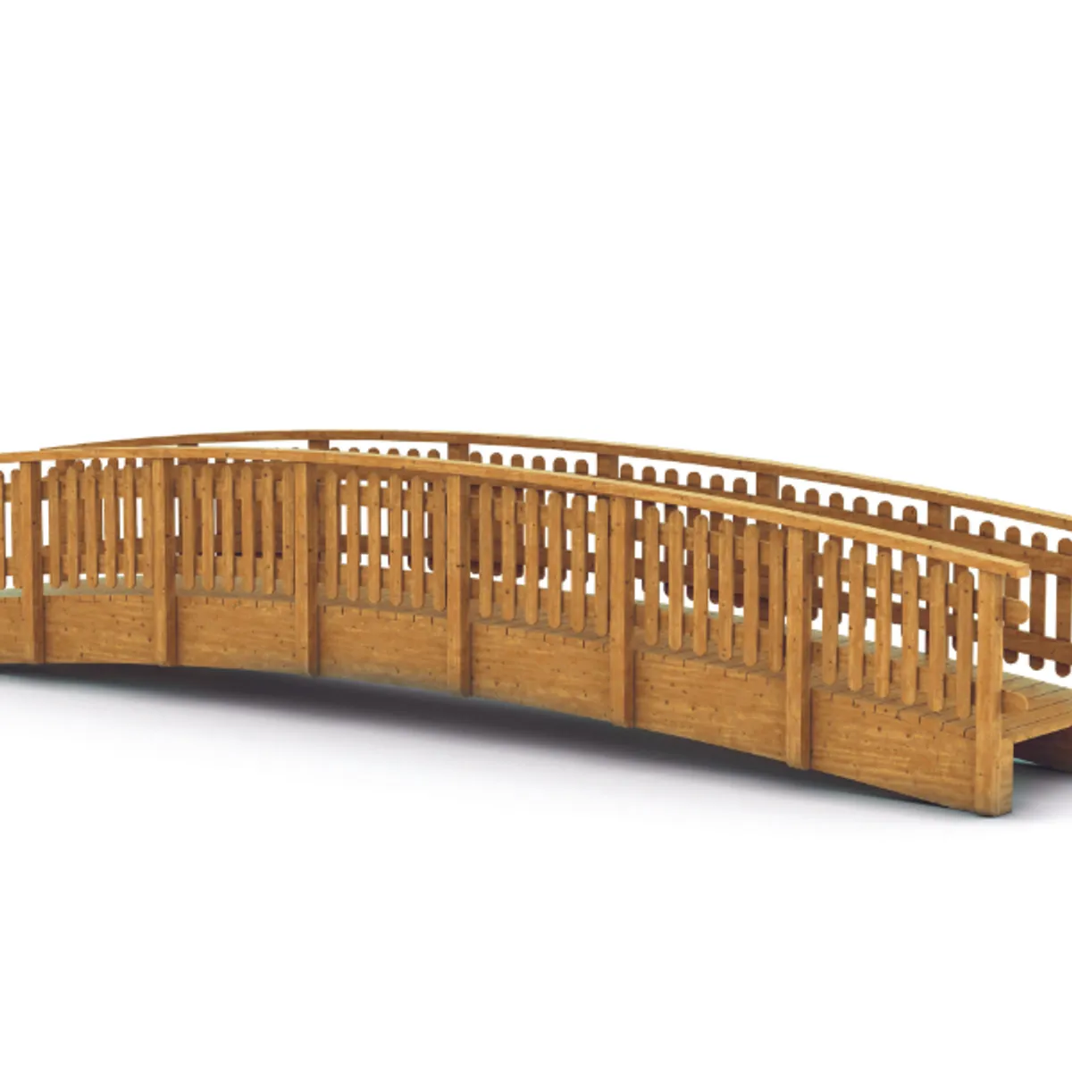 Garde Corps Lattes Verticales Arrondies