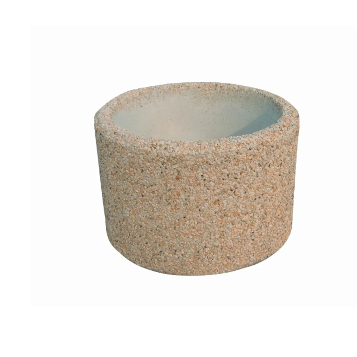Jardinière béton ronde