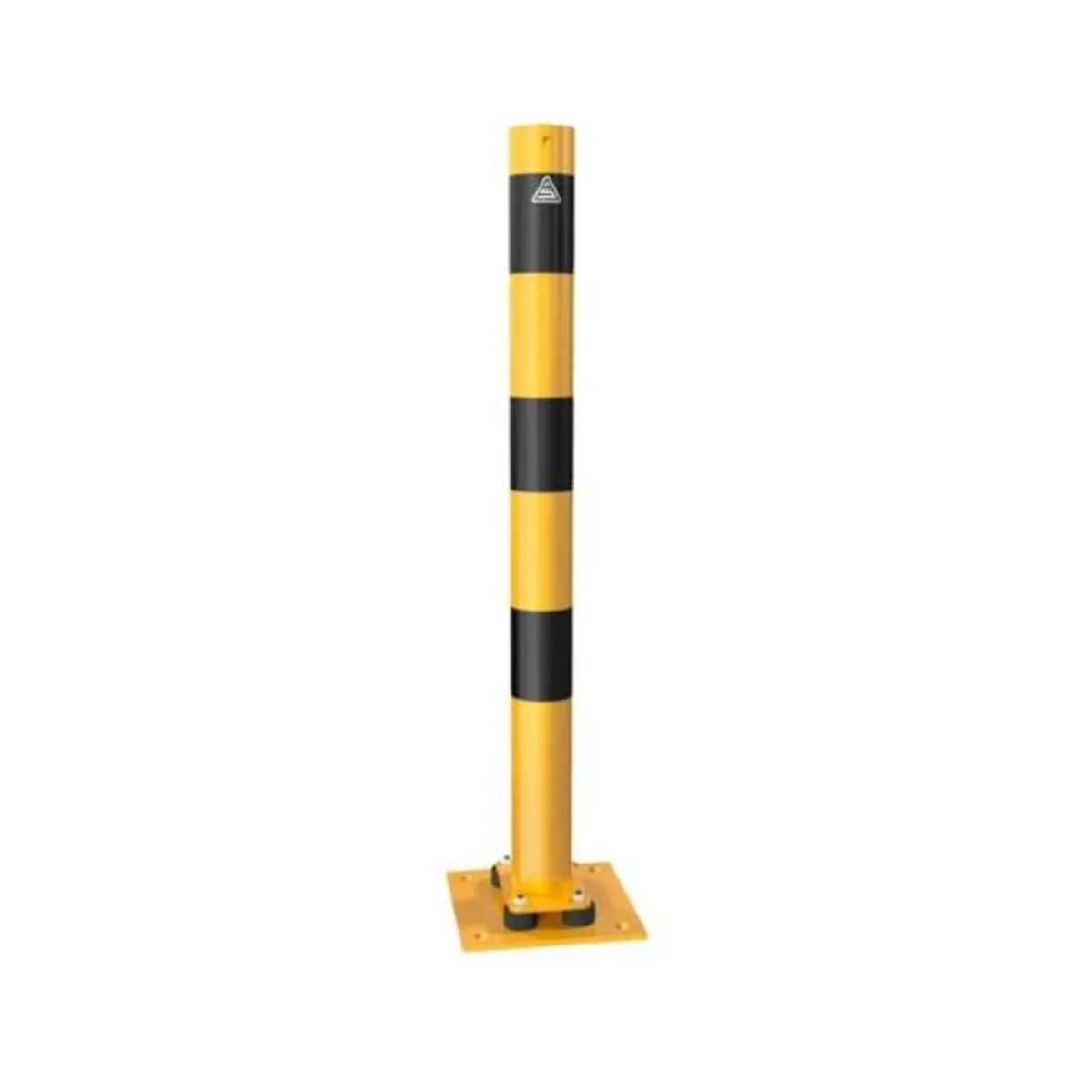 Poteau Inclinable Ø 76 mm Jaune et Noir -