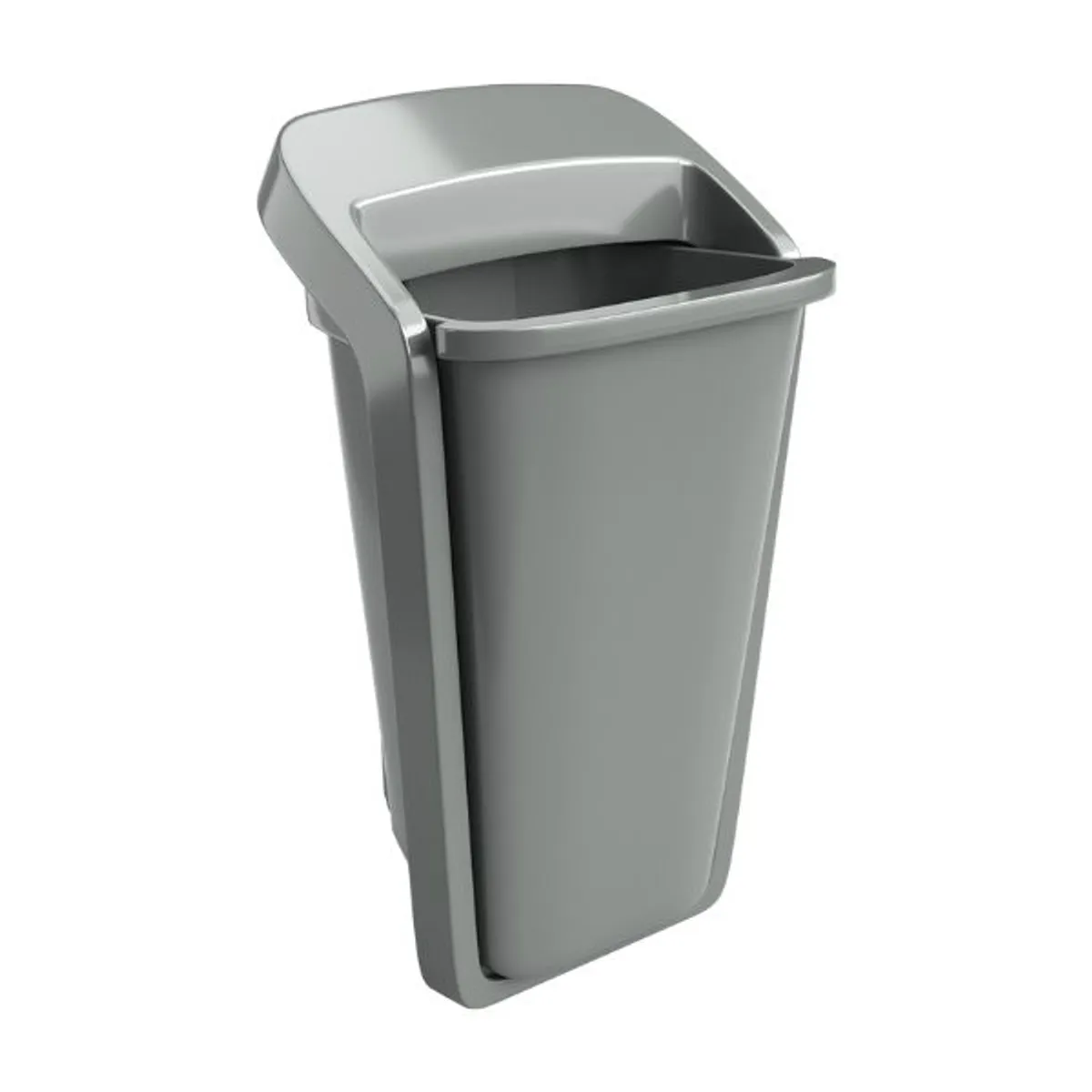 Corbeille en plastique recyclé - Design - 50 L