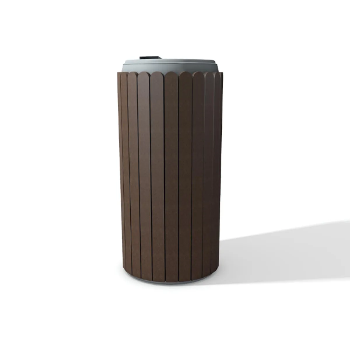 Corbeille en plastique recyclé GALVAPLAST