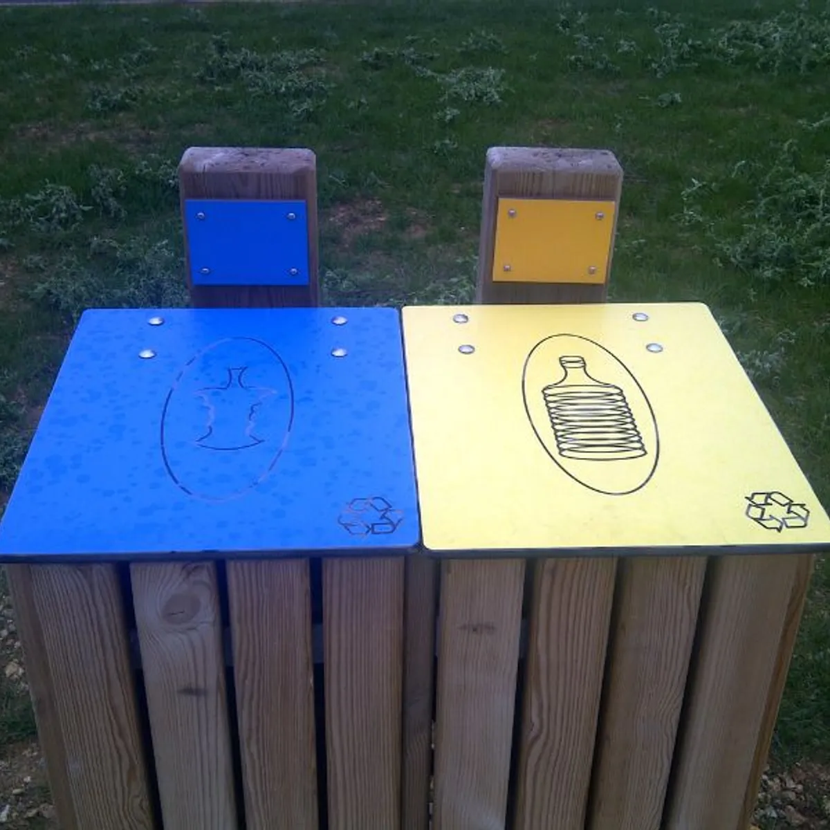 3 couvercles pour corbeille FREHEL Tri-flux