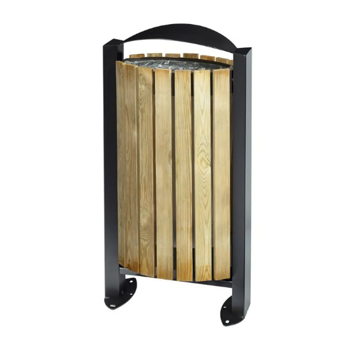 Corbeille ARKEA Acier Bois Naturel