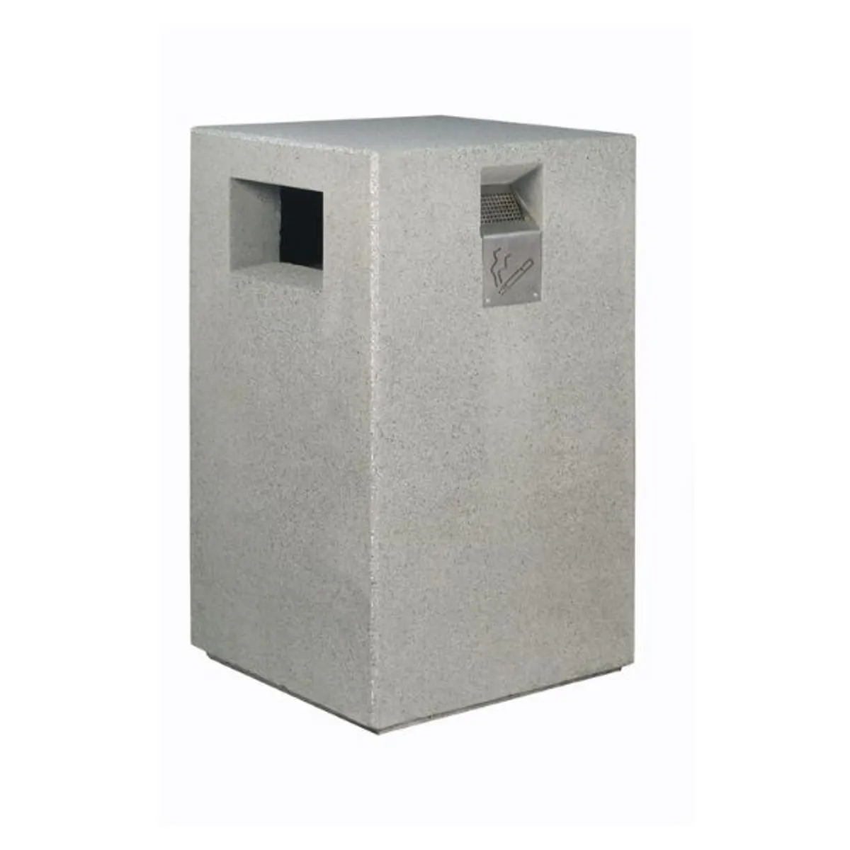 Corbeille Béton VERSATIL avec Cendrier