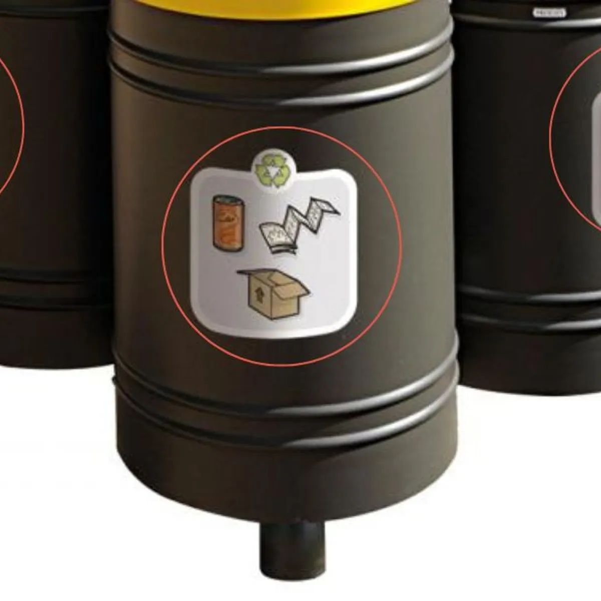 Kit Pictogrammes pour corbeilles TRI ECO PARK