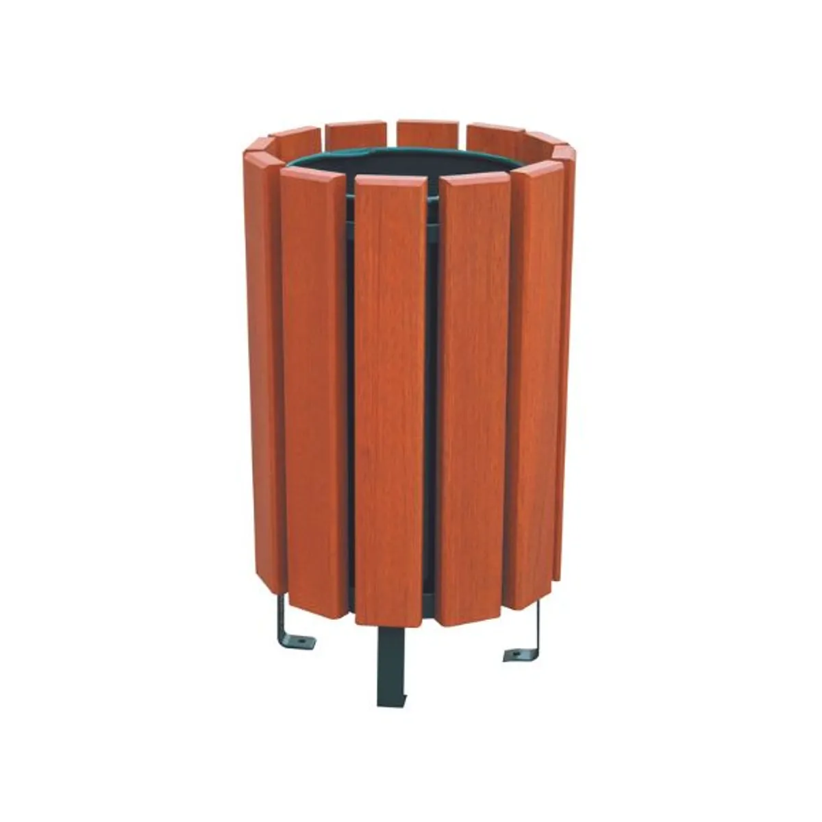 Corbeille Ronde Pin traité 60 Litres avec seau