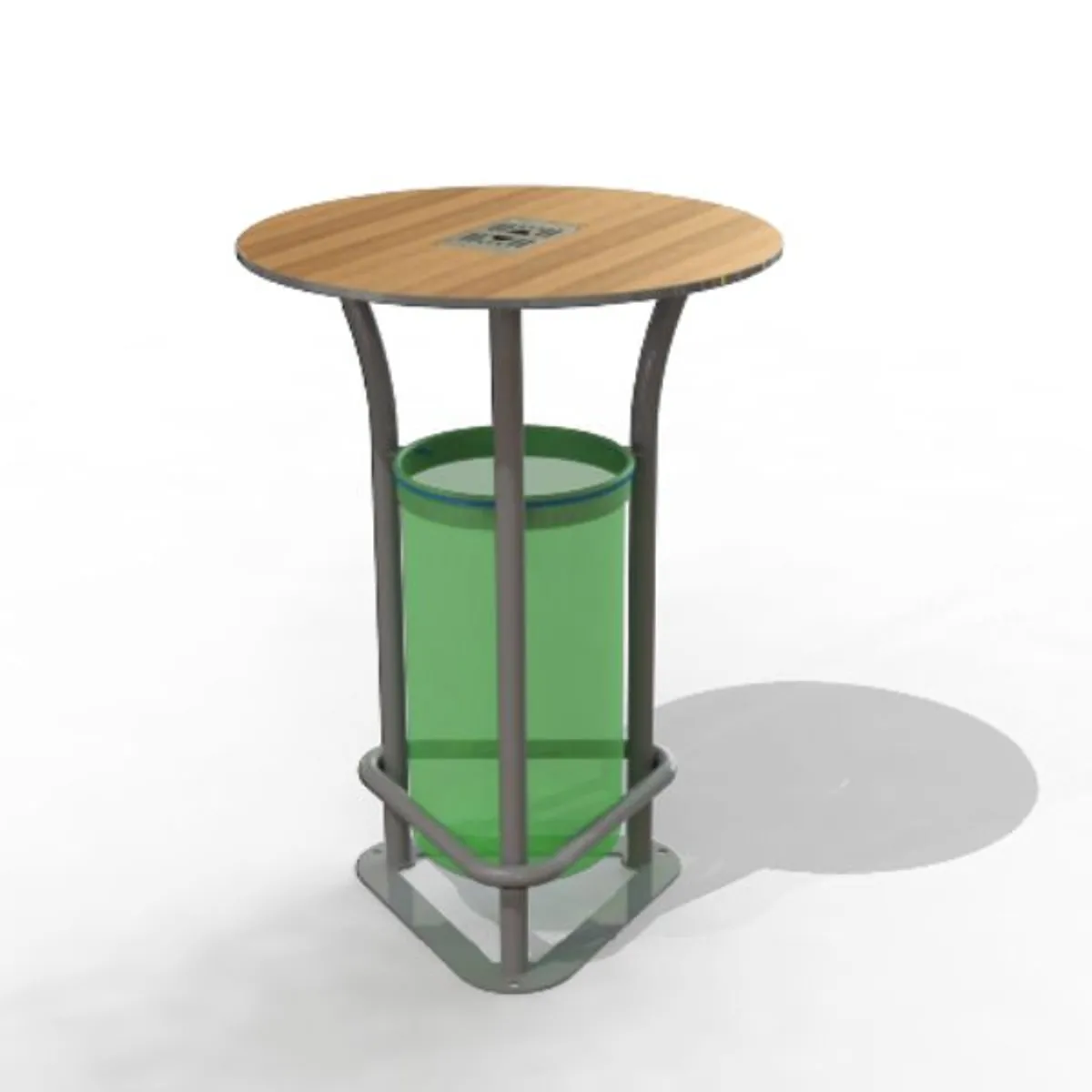 Corbeille cendrier Tulipier